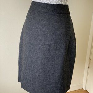 J. Crew pencil skirt in Super 120s heather grey